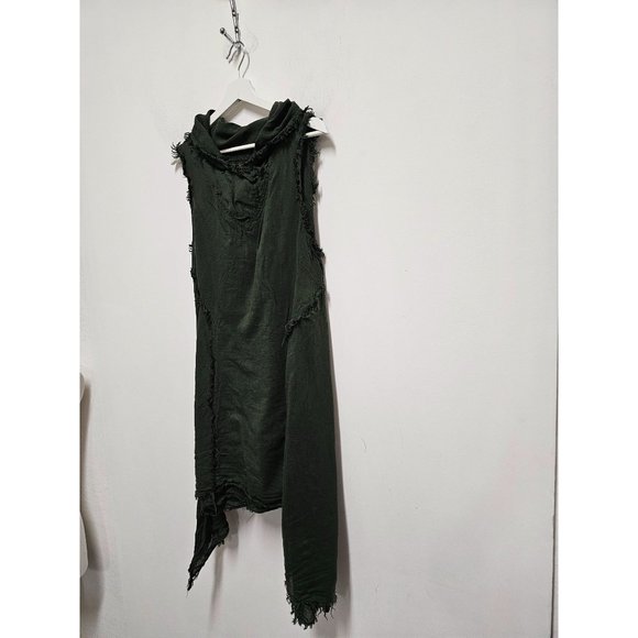 Cocoricooo Tunic Top Art Hippie Boho Cotton Large Silk Blend - Picture 3 of 7